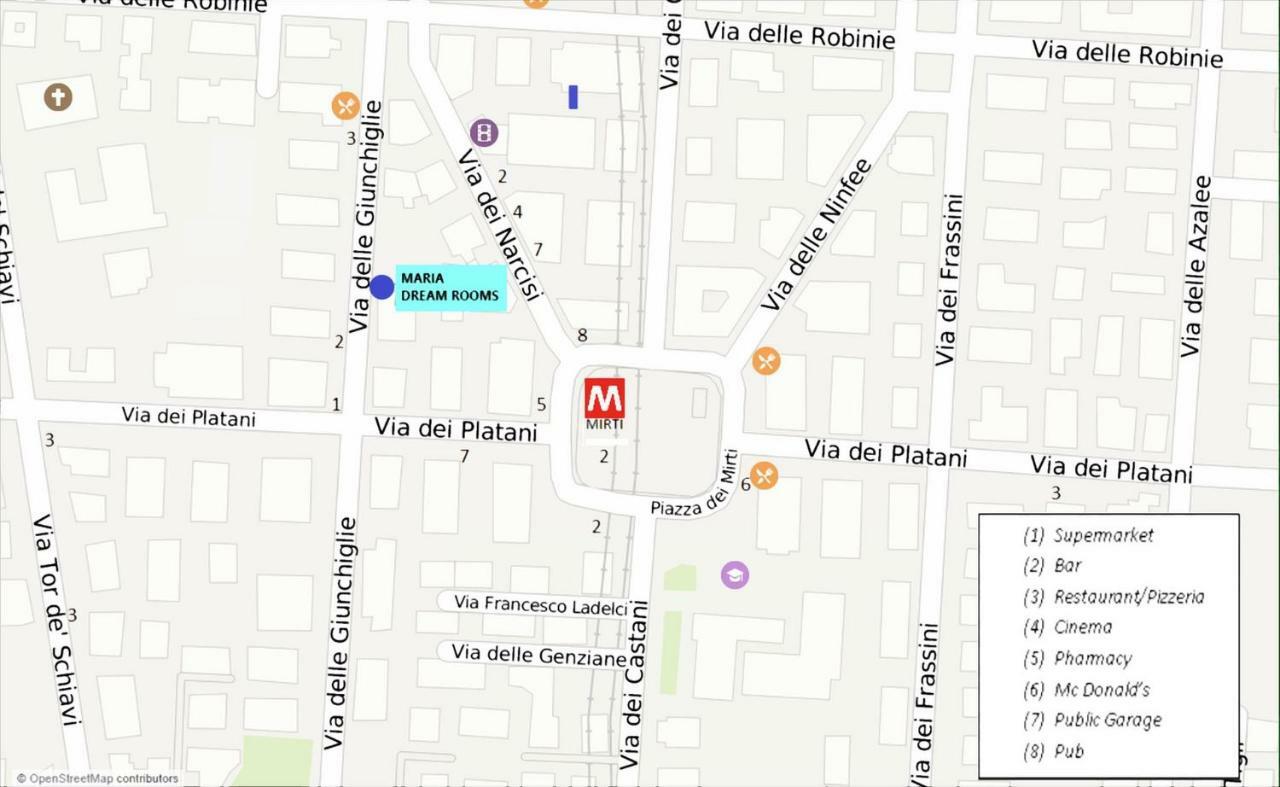 Maria Dream Rooms Roma Ngoại thất bức ảnh